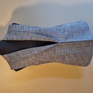 BANANA REPUBLIC Black and White Houndstooth Pattern Lined Vest, Size XS